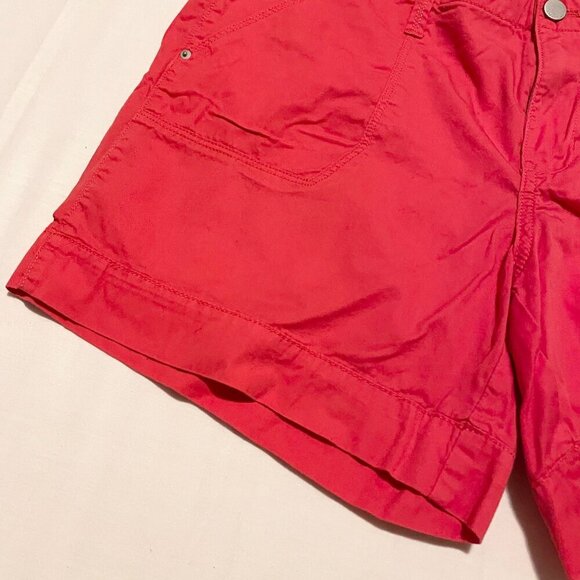 Calvin Klein Jeans Shorts Red Cotton Womens Size 12 - Picture 6 of 15